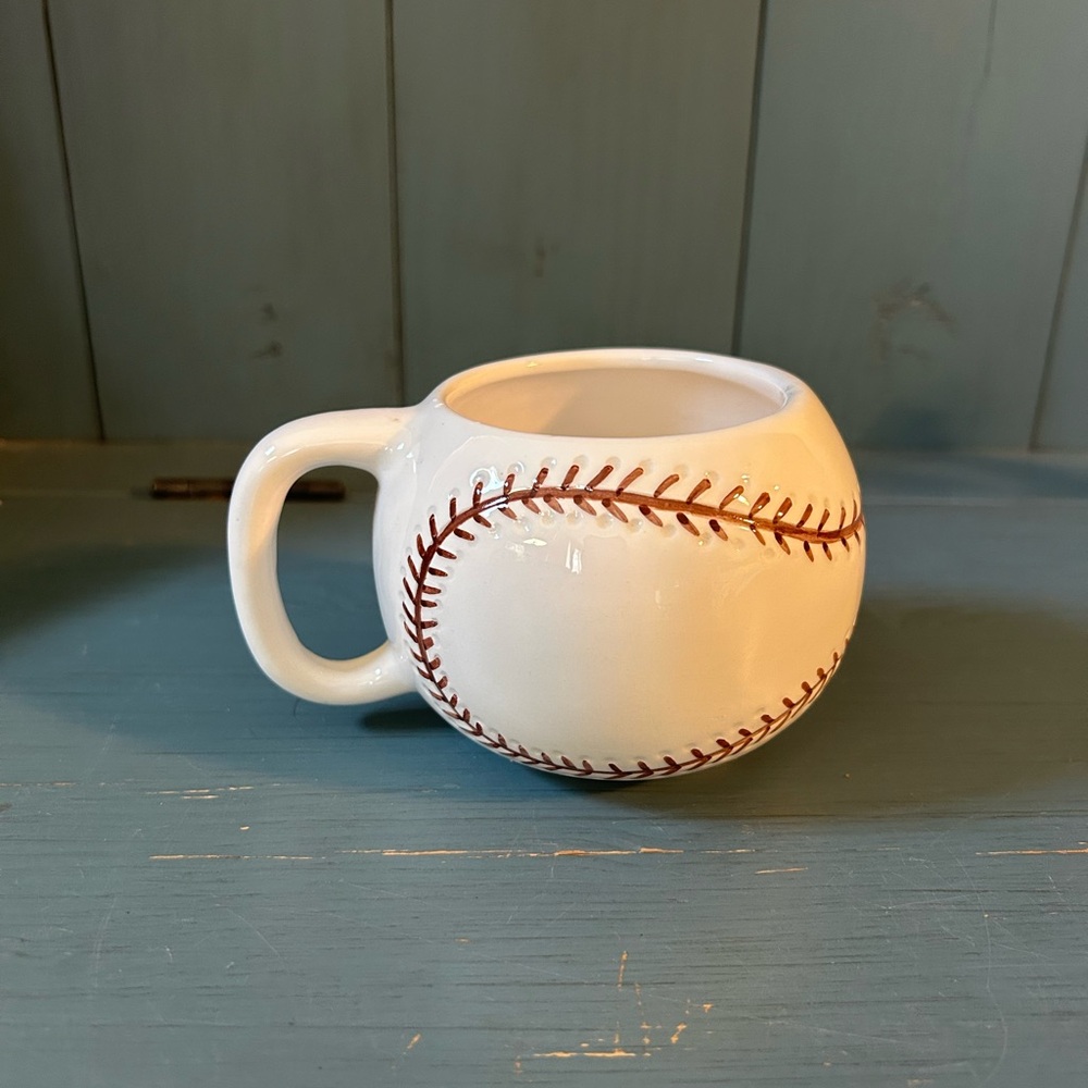 Novelty Ceramic Baseball Coffee Mug by RUSS